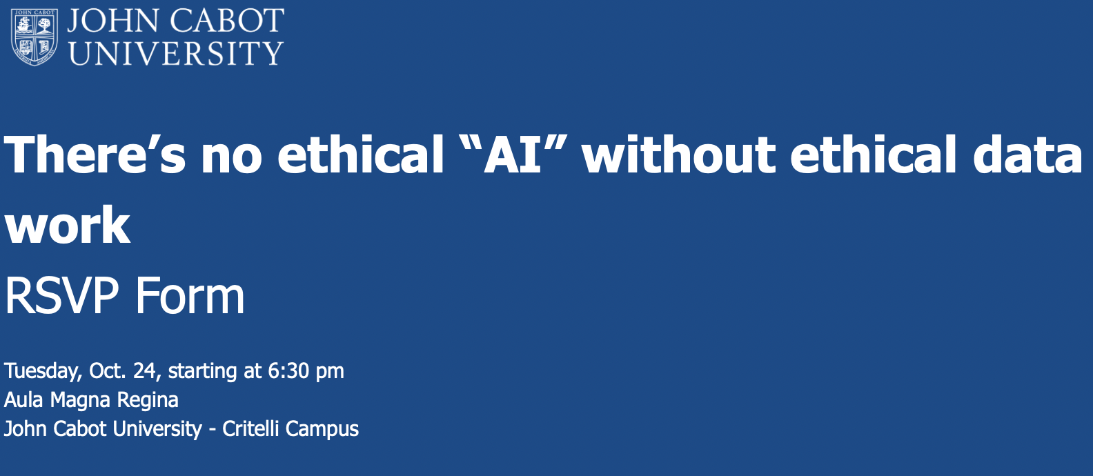 Non esiste una IA etica senza un lavoro etico sui dati